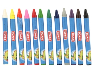 Kredki �wiecowe TOMA 12 kolor�w Z�bozaurus TO-558