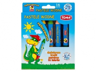 Pastele wodne TOMA 16 kolor�w Z�bozaurus (587)
