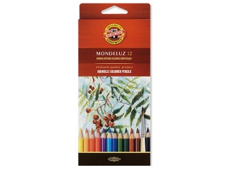 Kredki akwarelowe KOH-I-NOOR Mondeluz 12 kolor�w