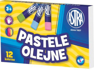 Pastele olejne Astra 12 kolor�w  SUPER-HURT