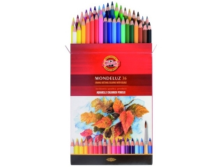 Kredki akwarelowe KOH-I-NOOR Mondeluz 36 kolor�w