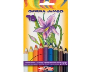 Kredki KOH-I-NOOR Omega Jumbo 18 kolor�w