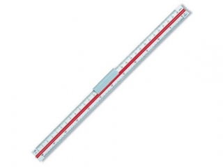 Linijka tr�jboczna KOH-I-NOOR 30cm skal�wka 601 Maszynowa