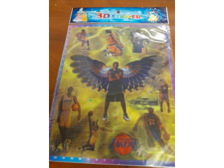 Naklejka POL RB 142 3D Koszyk�wka A4