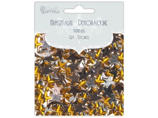 Kryszta�ki dekoracyjne DPCRAFT Gwiazdki 15mm 100szt.