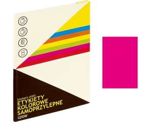 Etykiety samoprzylepne GRAND r�owe 062