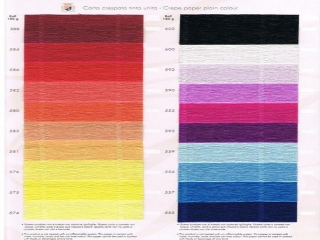 Krepina Włoska Cartotecnica Rossi 180g/m² 580 Czerwona, 50cm x 250cm