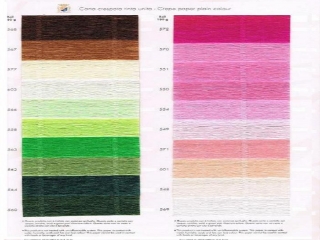 Krepina Woska Cartotecnica Rossi 180g/m² 581 Pomaraczowa, 50cm x 250cm