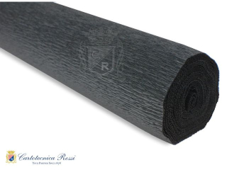 Krepina W�oska Cartotecnica Rossi 180g/m² 602 Czarny, 50cm x 250cm