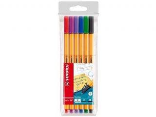 Cienkopis STABILO Point 88 - etui  6szt.HURT