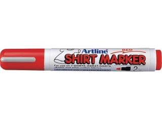 Marker permanentny do T-shirt�w TOMA - czerwony