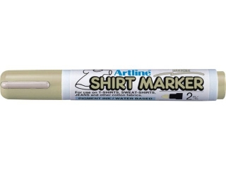 Marker permanentny do T-shirt�w TOMA - be�owy