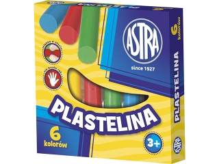 Plastelina ASTRA  6 kolorw