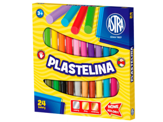 Plastelina Astra 24 kolory SUPER-HURT