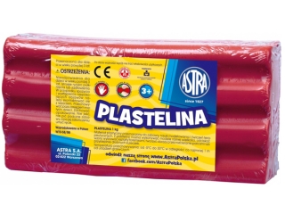 Plastelina ASTRA 1kg r�owa