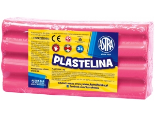 Plastelina ASTRA 1kg r�owa jasna