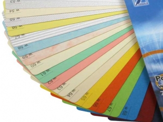 Karton wizyt�wkowy KRESKA W01 A4 20ark. 240g - kratka bia�y