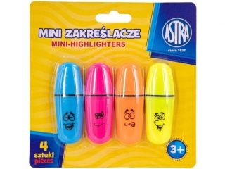 Mini zakre�lacze ASTRA 4 szt, blister