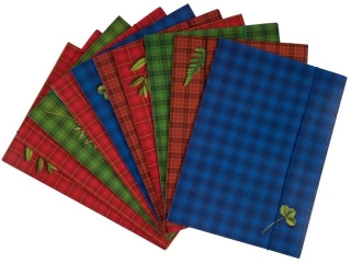 Teczka z gumk� A5 KRESKA krata