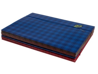 Teczka z gumk� A5 KRESKA krata