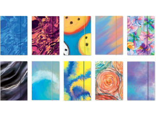 Teczka z gumk� A4 KRESKA (mm)