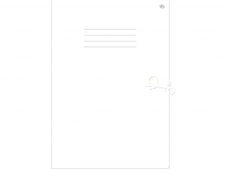 Teczka wi�zana A3+ INTERDRUK bia�a