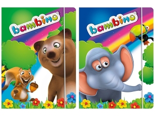 Teczka z gumk� A4 ST.MAJEWSKI 300 g/m2 - BAMBINO