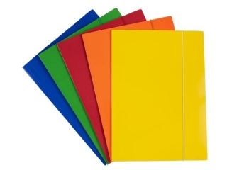 Teczka z gumk� A3 KRESKA mix kolor�w