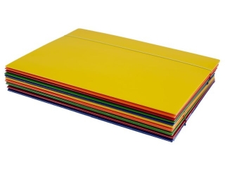 Teczka z gumk� A3 KRESKA mix kolor�w