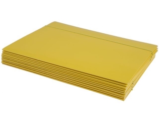 Teczka z gumk� A4 KRESKA (jk) - ��ta jasna