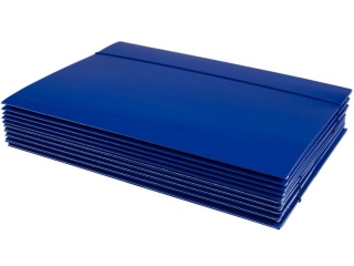 Teczka z gumk� A4 KRESKA (jk) - granatowa