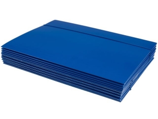 Teczka z gumk� A4 KRESKA (jk) - niebieska