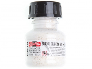 Tusz kre�larski KOH-I-NOOR 20g bia�y