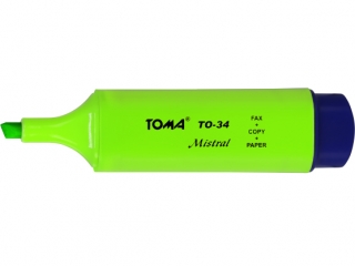 Textmarker TOMA Mistral - zielony (TO-334)